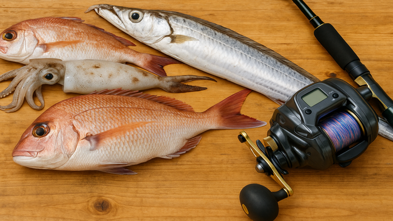 2.対象魚と釣り方に応じた電動リールの選び方