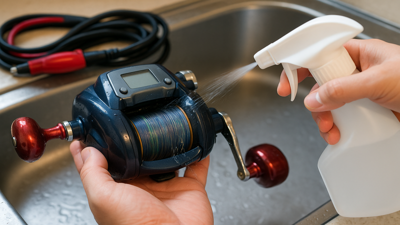2.日常的な電動リール メンテナンス方法