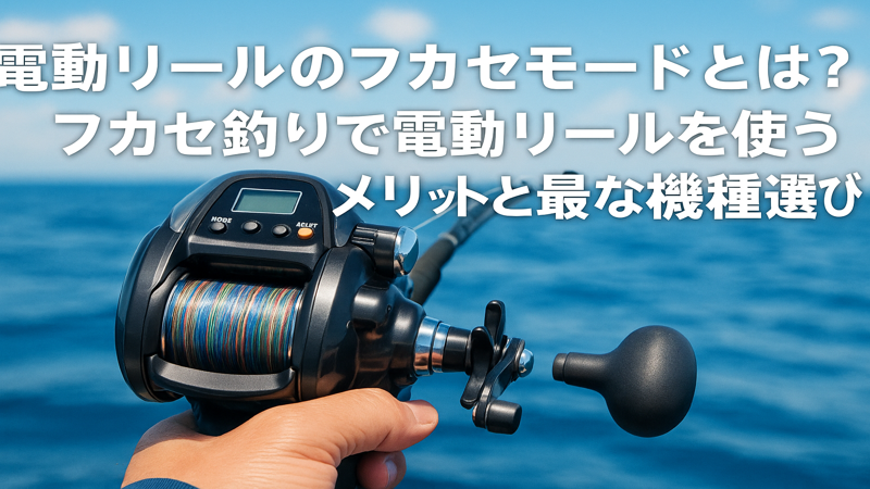 電動リールのフカセモードとは？フカセ釣りで電動リールを使うメリット