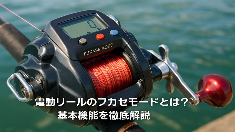1.電動リールのフカセモードとは？基本機能を徹底解説