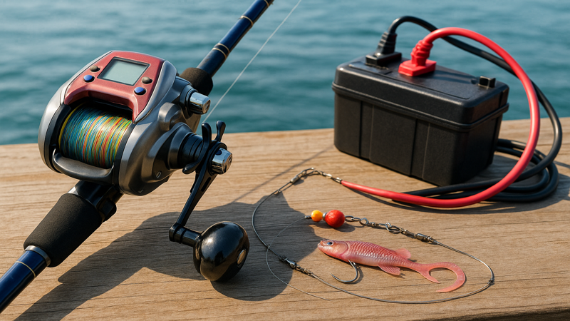 3.電動リール真鯛釣りの仕掛けとタックル