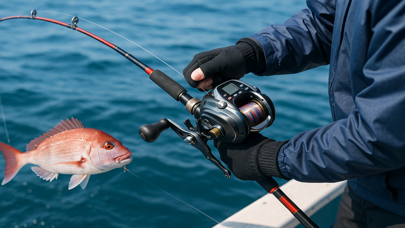 4.電動リール真鯛釣りの実践テクニック
