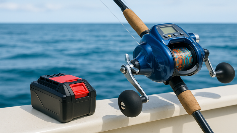 1.電動リール用コードレスバッテリーとは