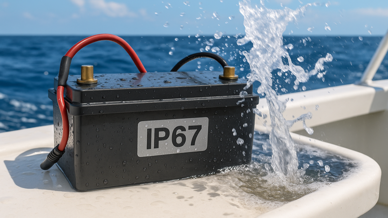 1.電動リール用バッテリーの防水性能の基礎知識