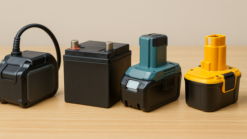 2.バッテリータイプ別の防水性能比較