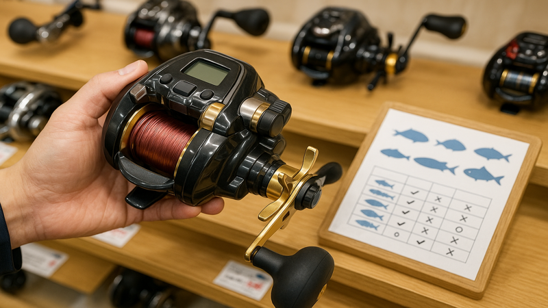2.初心者が知っておくべき電動リールの選び方