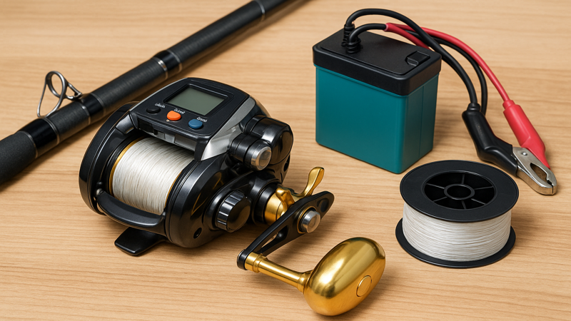 4.電動リールと一緒に揃えるべき必須アイテム