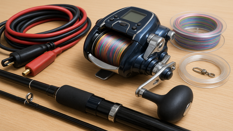 2.電動リール本体の選び方と必需品