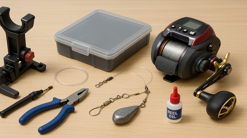 4.実釣で必要なアクセサリーと便利グッズ