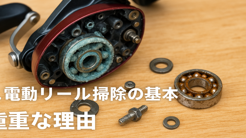 1.電動リール掃除の基本知識