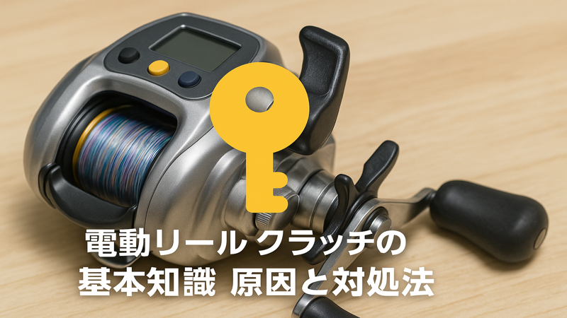 1.電動リール クラッチの基本知識