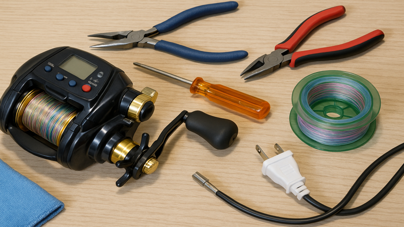 2.スプール交換前の準備と必要な道具