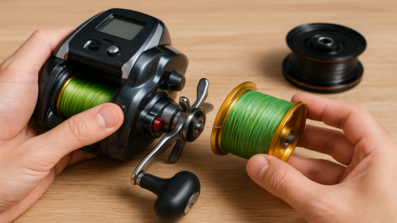 3.電動リールスプール交換の手順【完全ガイド】