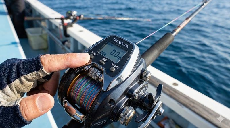 4. ダイワ電動リールのカウンター補正方法