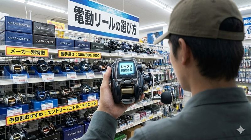 4. シャクリ機能付き電動リールの選び方