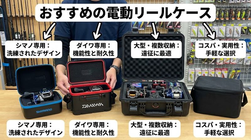 4.おすすめの電動リールケース